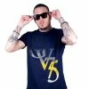 AVENUE GEORGE (Navy/Yellow CREWNECK T-SHIRTS) New Arrivals