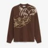Kenzo (brown Tiger Oversized Sweater)