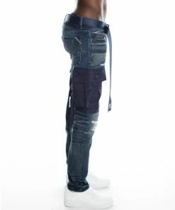 New Arrivals Cult Of Individuality (blue Rocker Cargo Belt In SYNC Jean)