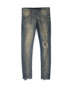 New Arrivals Purple Brand (mid Indigo Destroy Paint Jean)
