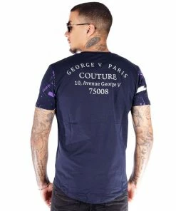 AVENUE GEORGE (PURPLE CREWNECK T-SHIRTS) New Arrivals