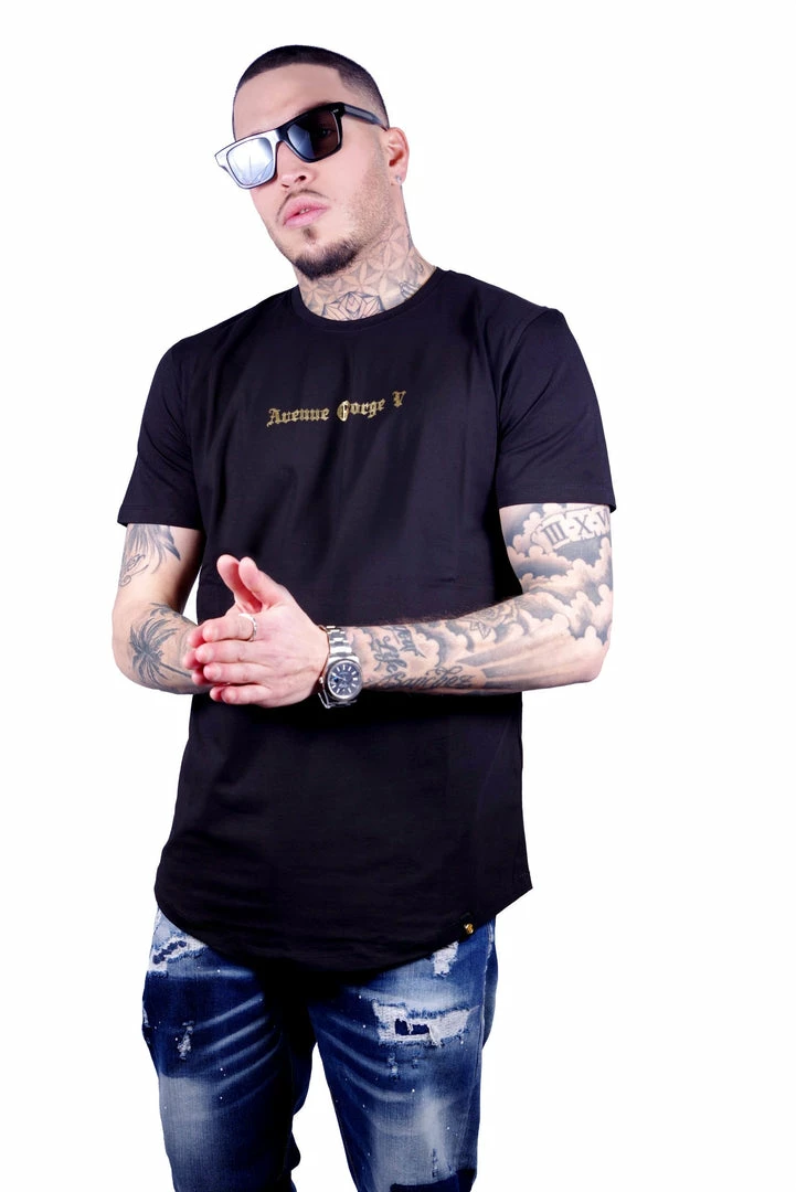 New Arrivals Avenue George (Black/Gold Crewneck T-shirts) 3 New Arrivals Avenue George (Black/Gold Crewneck T-shirts)