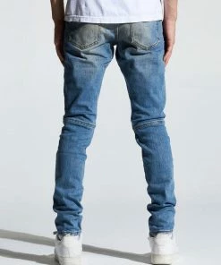 Crysp Denim (sand/blue Cut Wash Jeans) New Arrivals