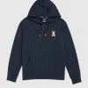 New Arrivals Psycho Bunny ( Mens Navy Bennett Full Zip Hoodie)