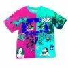 Sugarhill Sugar Hill (pink /Turquoise Crewneck T-shirts)
