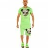 Avenue George (green Evil Panda Short Set)