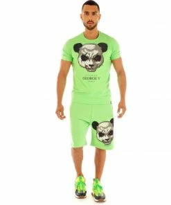 Avenue George (green Evil Panda Short Set)