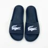 Lacoste (Mens Navy/white Croc Slide)