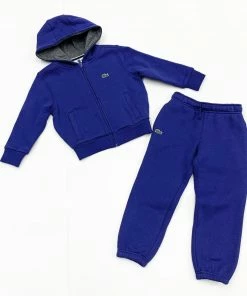 Lacoste (kid's Royal Blue Jogging Set) New Arrivals