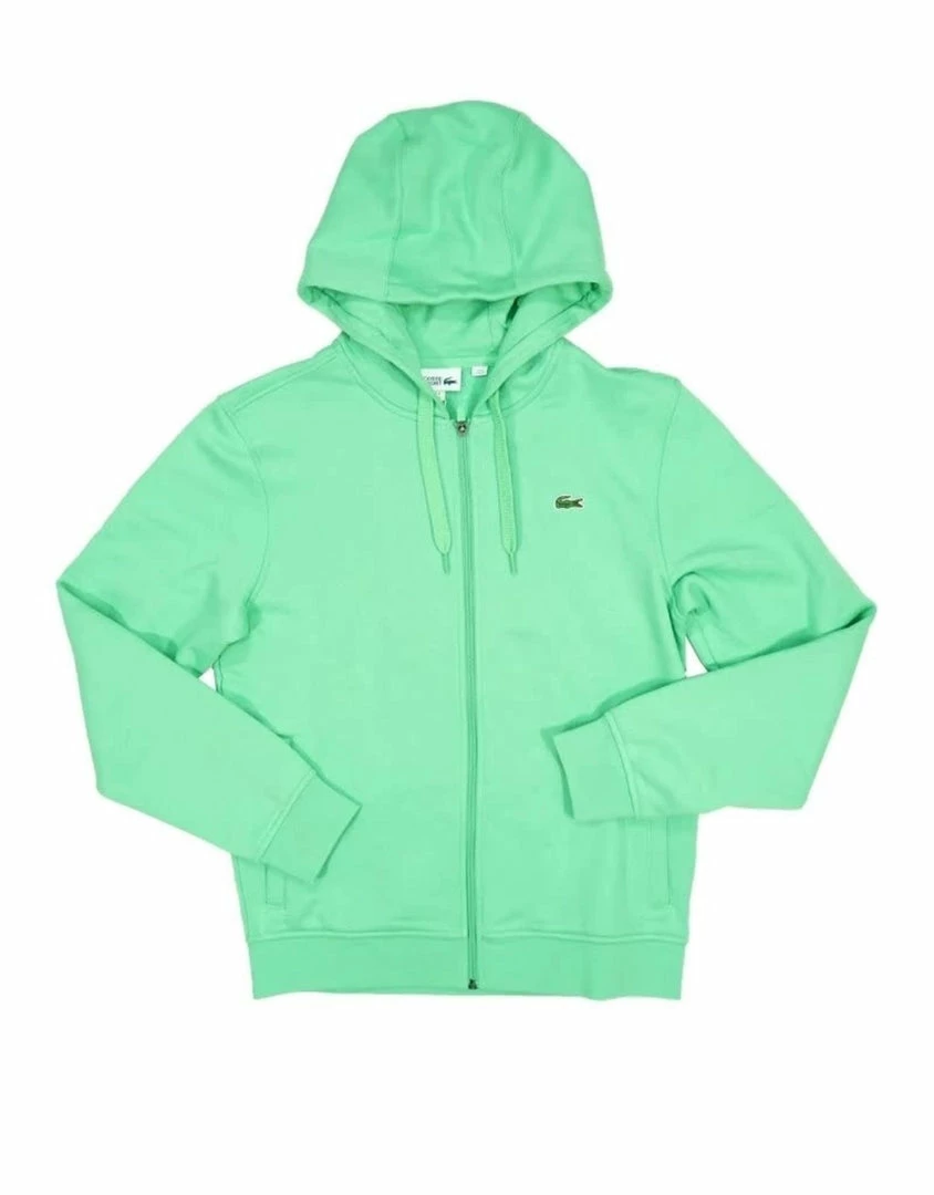 Lacoste (lime Green Mens Sport Fleece Hoodie) 3 Lacoste (lime Green Mens Sport Fleece Hoodie)