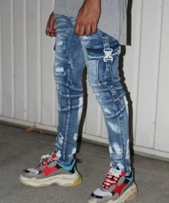 Reelistik Nyc (Blue/White Wash Jeans)