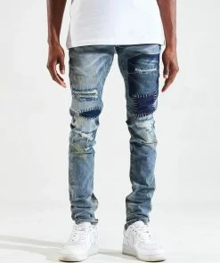 New Arrivals Crysp Denim (blue Patchwork Atlantic Jean -134)