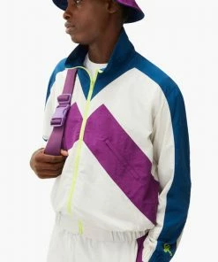 New Arrivals Kenzo (pearl Grey Windbreaker Jacket)