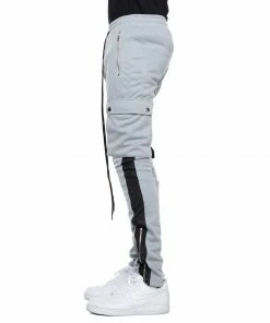 New Arrivals Eptm (Gray/Black Cargo Track Pants)