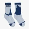 MCM (Grey Color Block Cotton Socks)