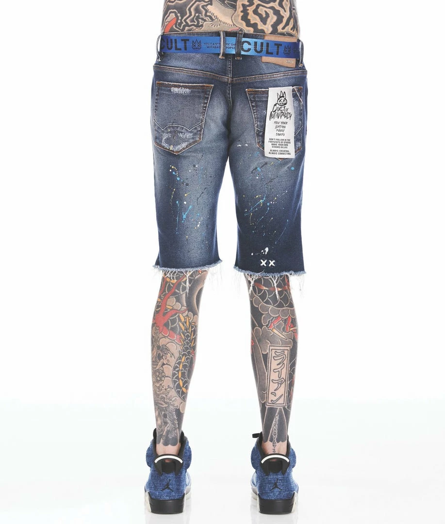 Cult Of Individuality (blue Drip Rocker Short) 4 Cult Of Individuality (blue Drip Rocker Short)