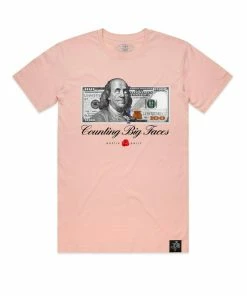 Hasta Muerte (pale Pink “Ben Counting Big Faces T-shirt) New Arrivals