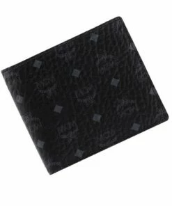New Arrivals MCM (Black Bifold Wallet In Visetos Original) 7 New Arrivals MCM (Black Bifold Wallet In Visetos Original)