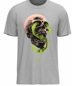 Point Blank (grey Neon Skull T-shirt) New Arrivals