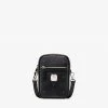 MCM (black Crossbody Bag In Visetos)