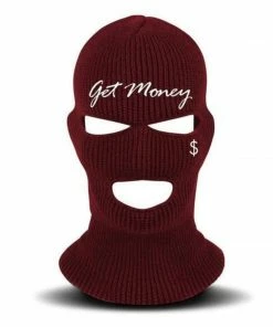 Hasta Muerte (burgundy “get Money Ski Mask)