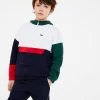 New Arrivals Lacoste (kids Colorblock Cotton Fleece Hoodie)