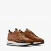 MCM (Women's Mach Brown 76 Sneakers In Visetos)