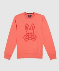 Psycho Bunny (men’s Dusk Pink Siddick Logo Sweatshirt)