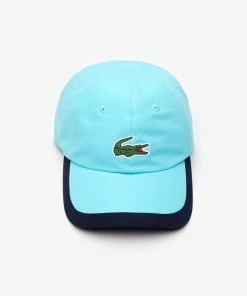 Lacoste Men's Blue/navy Croc Gabardine Cap New Arrivals
