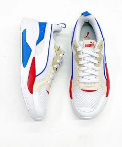 New Arrivals Puma (X-Ray White/Red Sneakers)