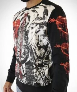 Industrial Indigo (black/red Crystal Sweater) New Arrivals
