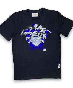 New Arrivals Monkey Money (black/royal Blue T-shirt)