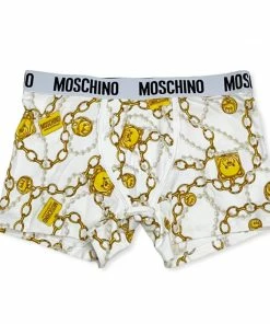 Moschino (white “allover Teddy Chain Boxer)