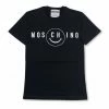 Moschino (black Smiley Organic Cotton T-shirt)