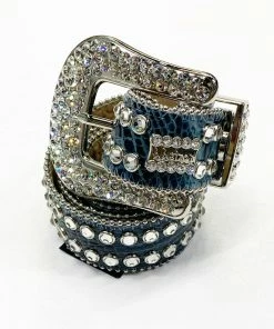 B.B SIMON (blue/turquoise Crystal Belt)