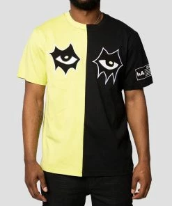 Haculla (Lime/black Crewneck T-shirts)