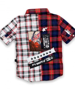 Kleep (kids Red “less Money More Problem Button Up) New Arrivals