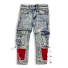 New Arrivals Denimicity (kids Light Blue/red Cargo Jean)