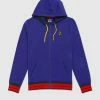 Psycho Bunny (men’s Bold Blue Warwick Color Block Logo Hoodie)