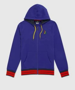 Psycho Bunny (men’s Bold Blue Warwick Color Block Logo Hoodie)