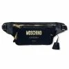Moschino (black/gold Laminated Logo Waist Bag)