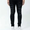 New Arrivals Damati Denim (black Prem Cut Stretch Jean -27)