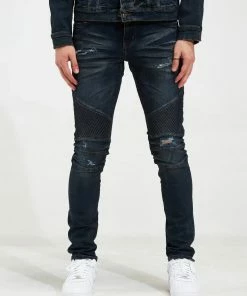 Crysp Denim (deep Indigo Sky Walker Jean -103) New Arrivals