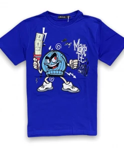 New Arrivals Focus (royal Blue “make It Rain T-shirt)