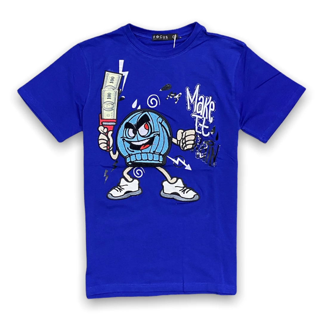 New Arrivals Focus (royal Blue “make It Rain T-shirt) 3 New Arrivals Focus (royal Blue “make It Rain T-shirt)