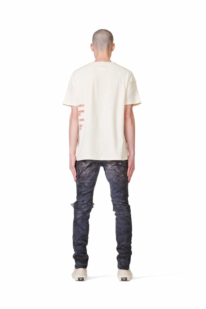 Purple Brand (waxed Mechanic Indigo Blowout Jean) 7 Purple Brand (waxed Mechanic Indigo Blowout Jean)