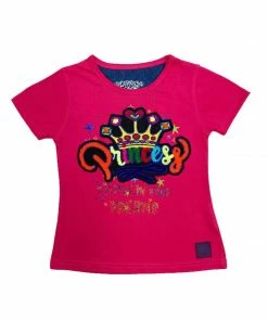 New Arrivals Elite Denim (girls Kids Pink Rainbow T-shirt)