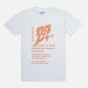 New Arrivals Eight & Nine (white /peach High Performance T-shirt)