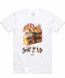 Point Blank (white “money On Fire T-shirt) New Arrivals