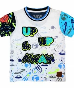 Elite Denim (kids White Blue “up Always T-shirt) New Arrivals